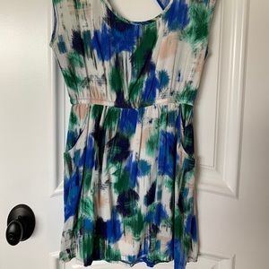 Pattern romper with back cutout